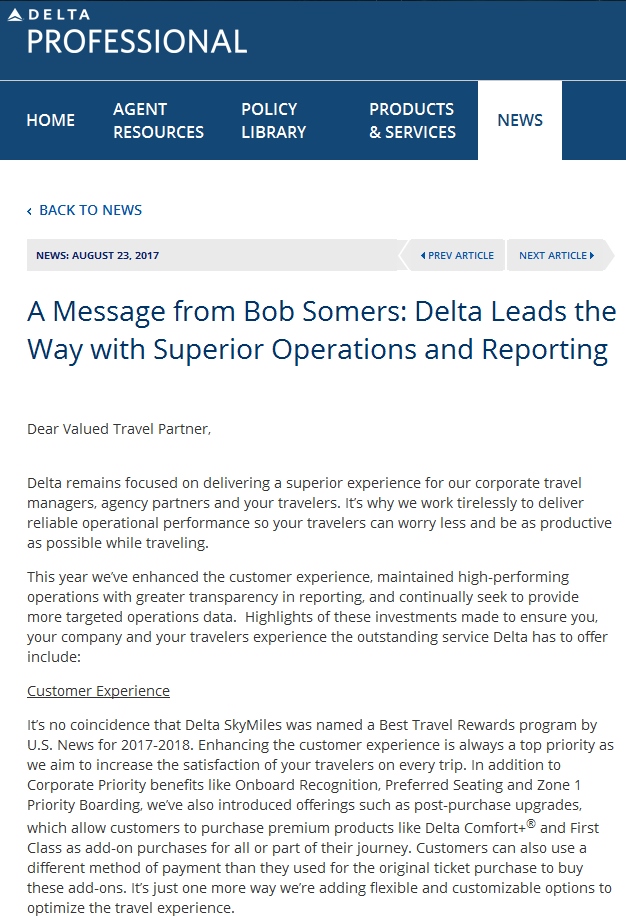 A Sunday Delta RANT update: 50% fix shows what is possible + a new Mini-rant!