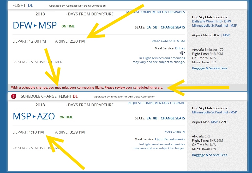 ALERT: Delta SCS Impacting Flights all the way into 2018 – Check “Everything”!