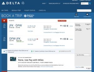a screenshot of a flight status