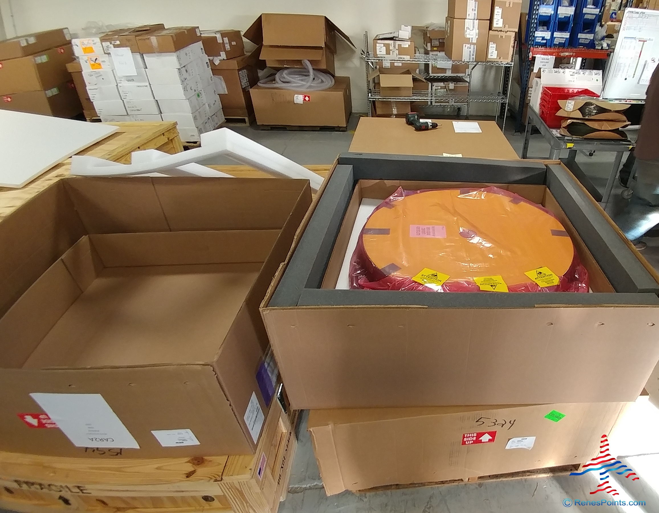 A look inside the Chicago Gogo 2Ku Assembly and Shipping Facility – the Tech Behind Delta FAST Wifi speed!