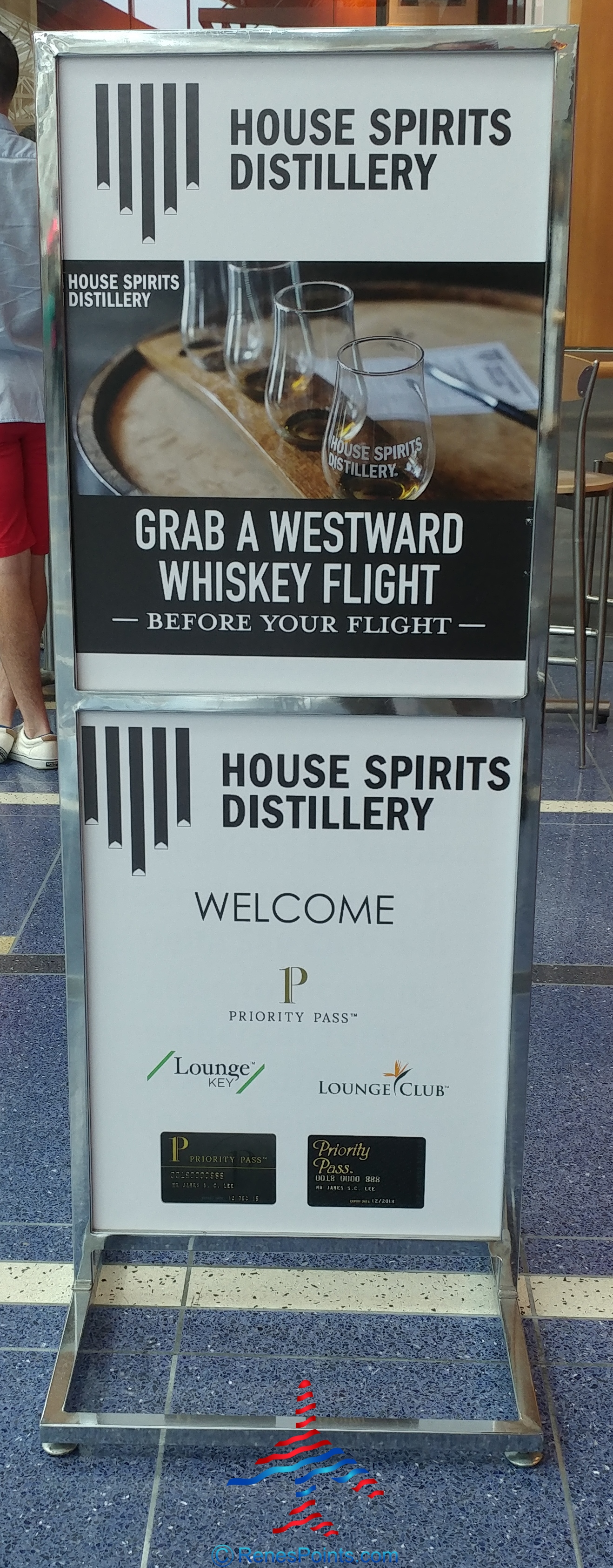 Review: House Spirits Distillery Portland PDX Airport via Priority Pass Near Gate C6