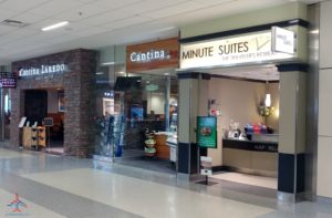 a building with a sign in front of it