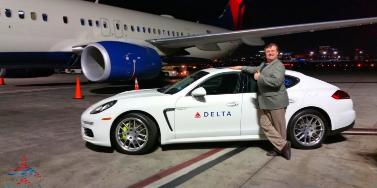 Is it possible to request or book the Delta Porsche car service from gate to gate? Just who gets a Delta ride?