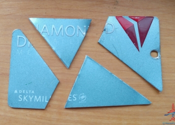 Delta Diamond Medallion® card cut up