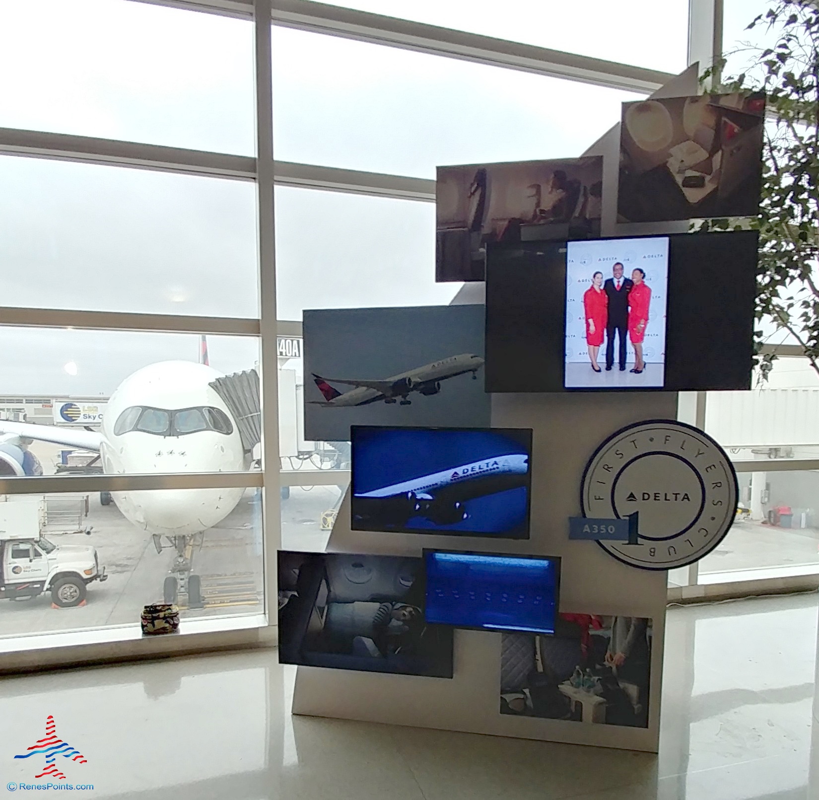 Delta Air Lines Airbus A350 Preflight event Detroit DTW Airport – First day of Flight!