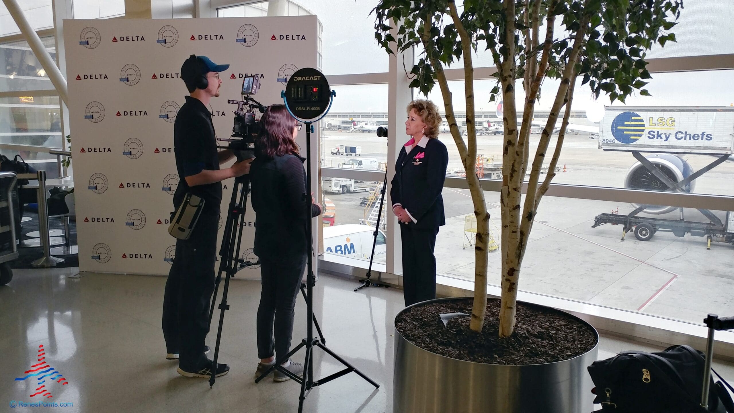 Delta Air Lines Airbus A350 Preflight event Detroit DTW Airport – First day of Flight!