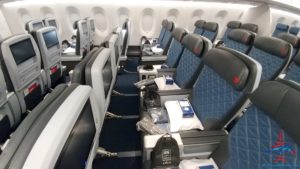 a row of seats in an airplane
