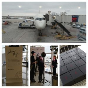 a collage of a plane