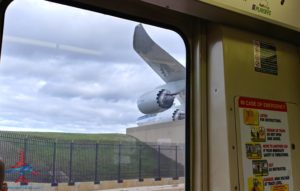 a plane on the ground