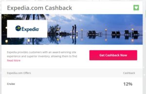 a screenshot of a cashback