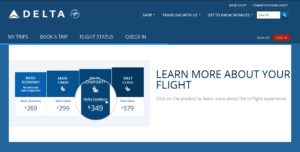 a screenshot of a flight status