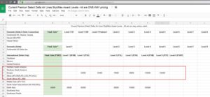 a screenshot of a spreadsheet