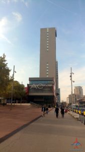 a tall building with a tall tower