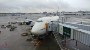 an airplane at an airport