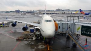 a plane on the tarmac