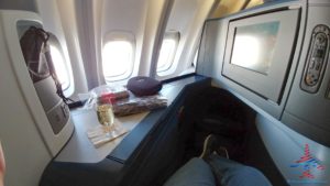 a table with a drink on it