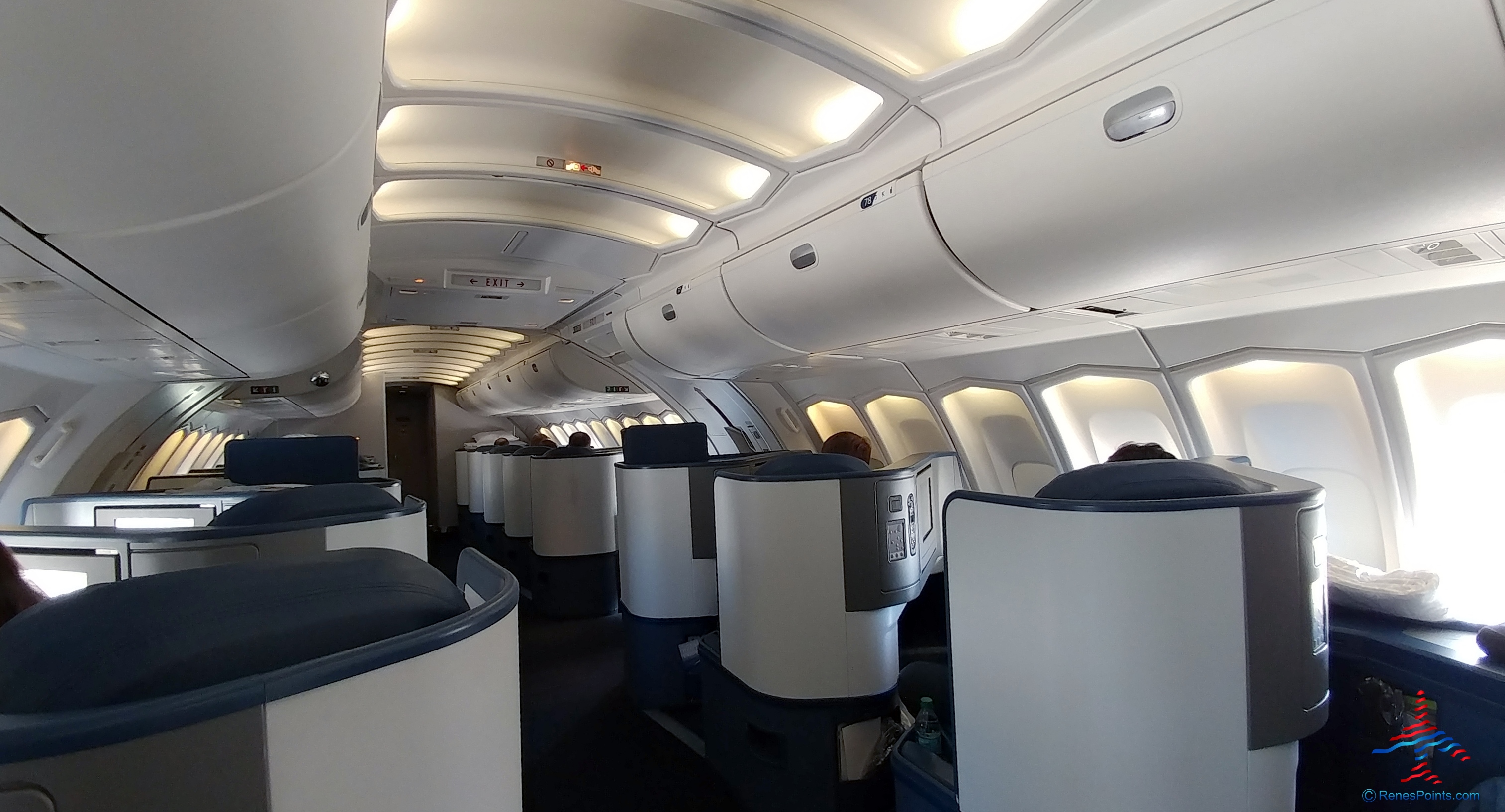 RenesPoints final Delta 747 review plus business class dinner to japan ...