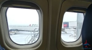 a plane on the ground