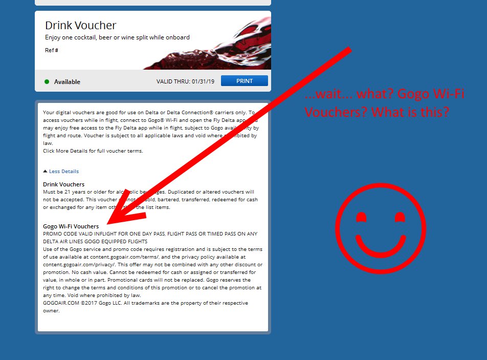 Are Gogo Wifi Vouchers at last on the way as a Delta Medallion® perk / Choice Benefit? If so, it is about time!