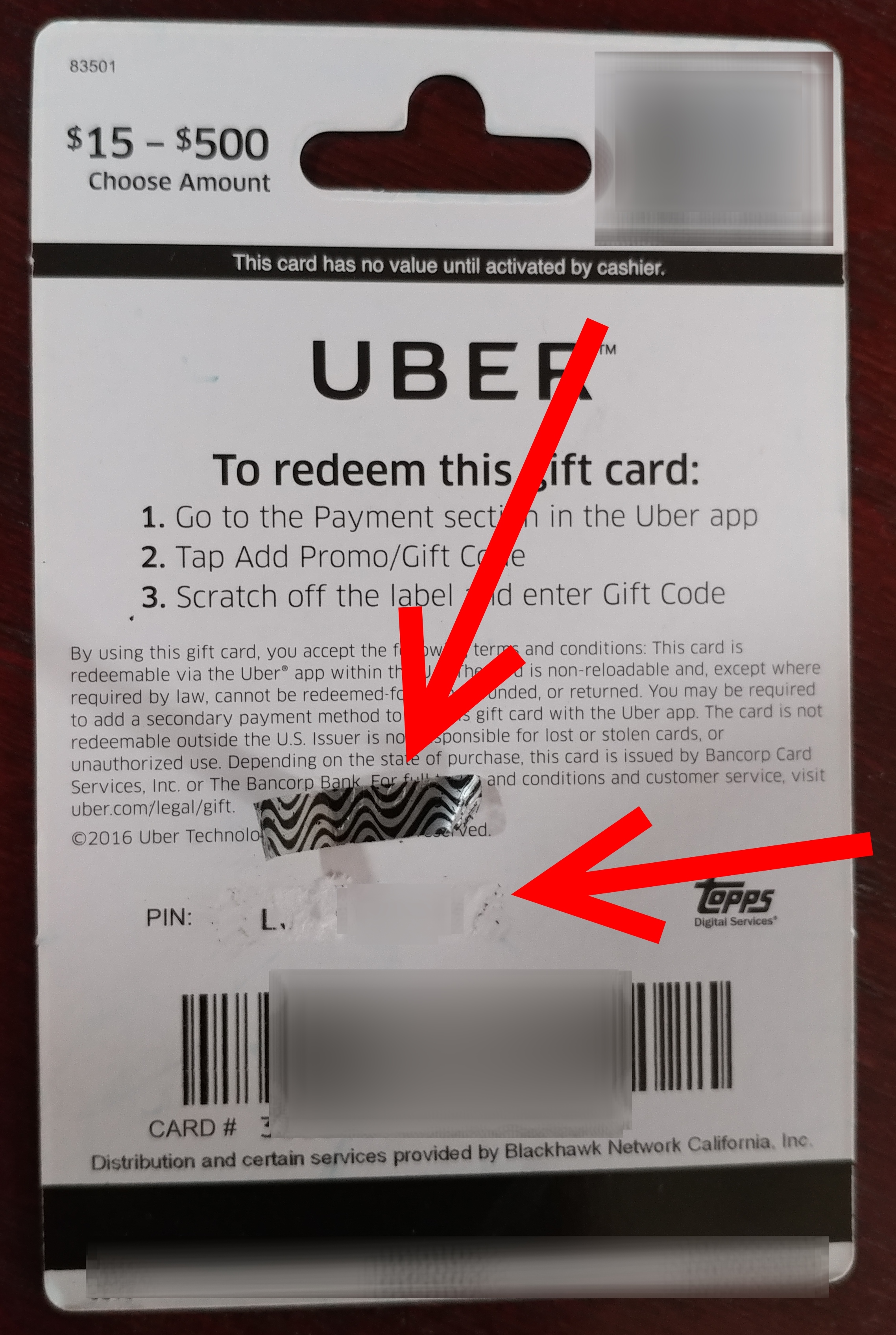 Uber Gift Card Balance Transfer 20. 