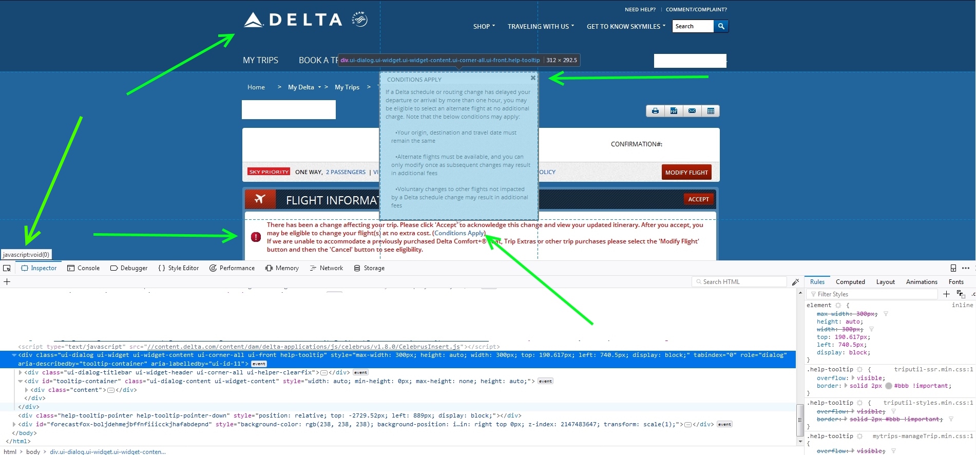 Oh Delta… Why must you HIDE everything useful and be so darn irritating and frustrating? (REG: Schedule Change Rules)