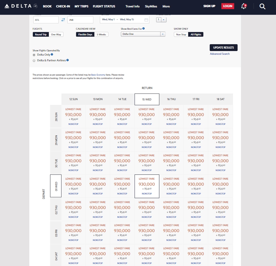 How to save over 50% off Delta One with SkyMiles to South Africa from Atlanta (hint: just fly the long way)!