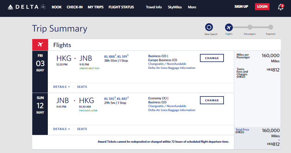 How to save over 50% off Delta One with SkyMiles to South Africa from Atlanta (hint: just fly the long way)!