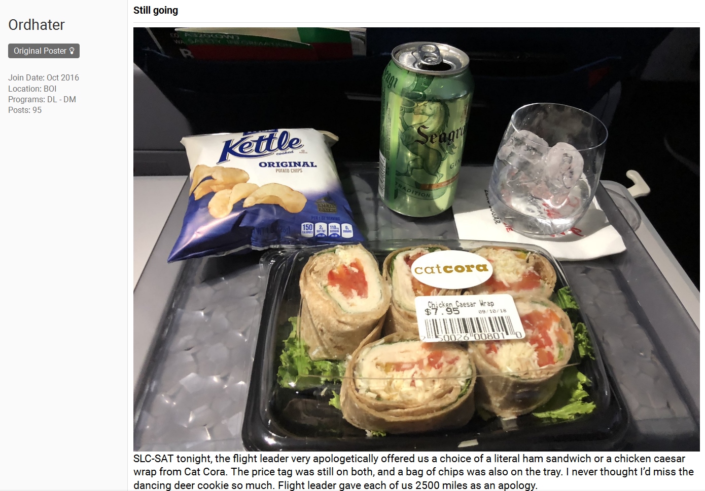 Delta’s Salt Lake Airport (SLC) Catering Issues “Should” be Coming to an End Soon!