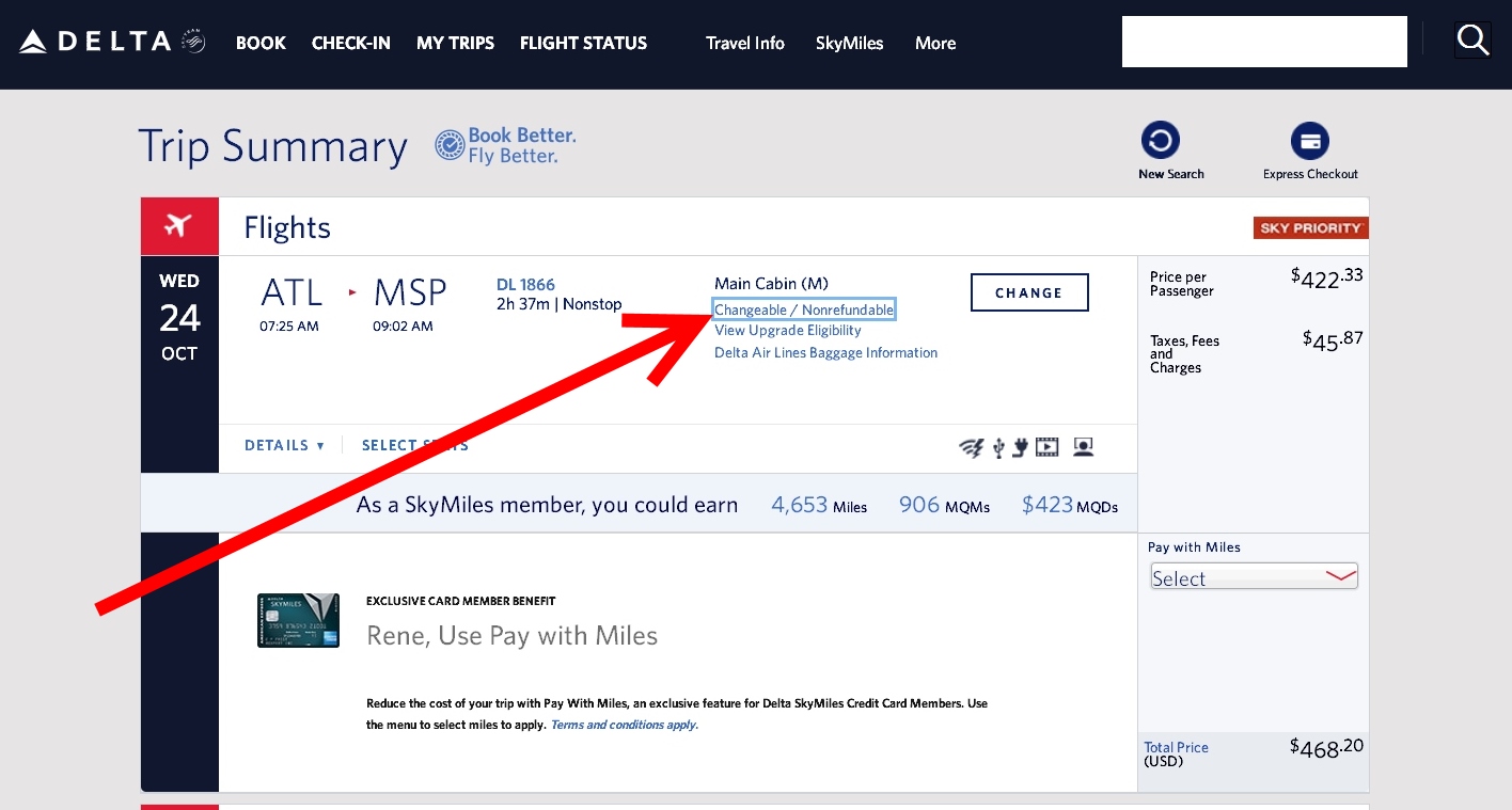 NO – Delta is not (mostly) hiding MQMs MQDs & SkyMiles earned when booking on Delta .com – why do you ask?