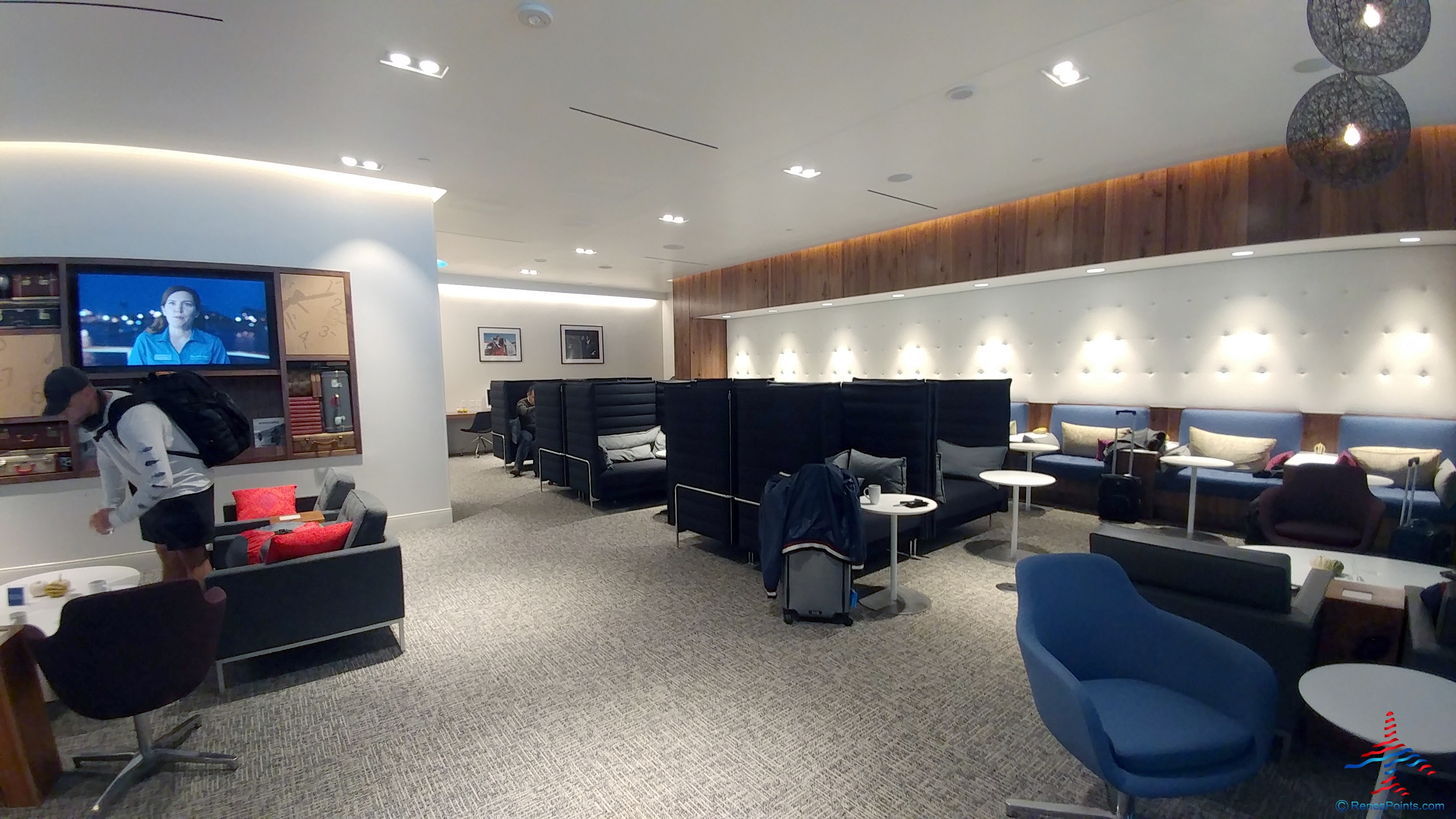 American Express Centurion Lounge at DFW Airport.