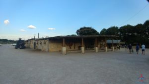 a building with a roof