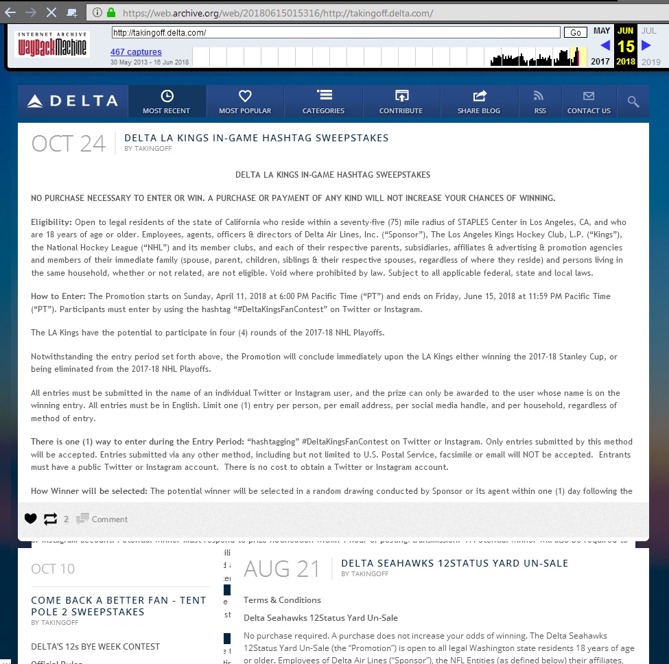 Blogging is HARD: Even for Delta Air Lines (now gone) blog TakingOff!