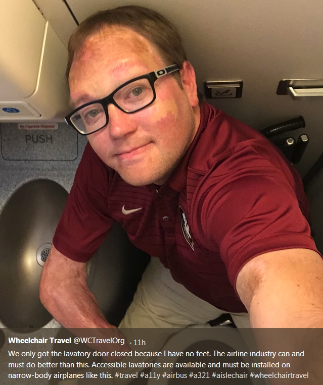 Tiny Airline Bathrooms are Simply NOT OK – Shameful and MUST STOP!