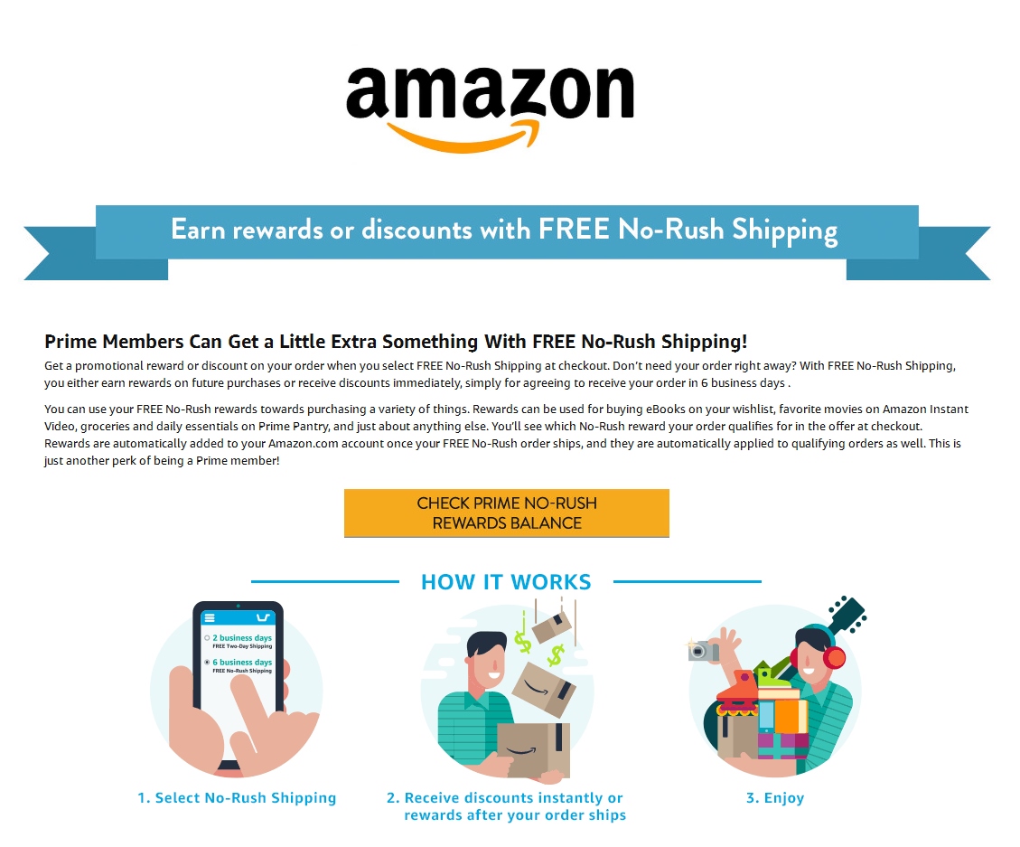 Rookie Sunday Like Delta SkyMiles Use Amazon "No Rush" Shipping to Save Cash! Eye of the Flyer