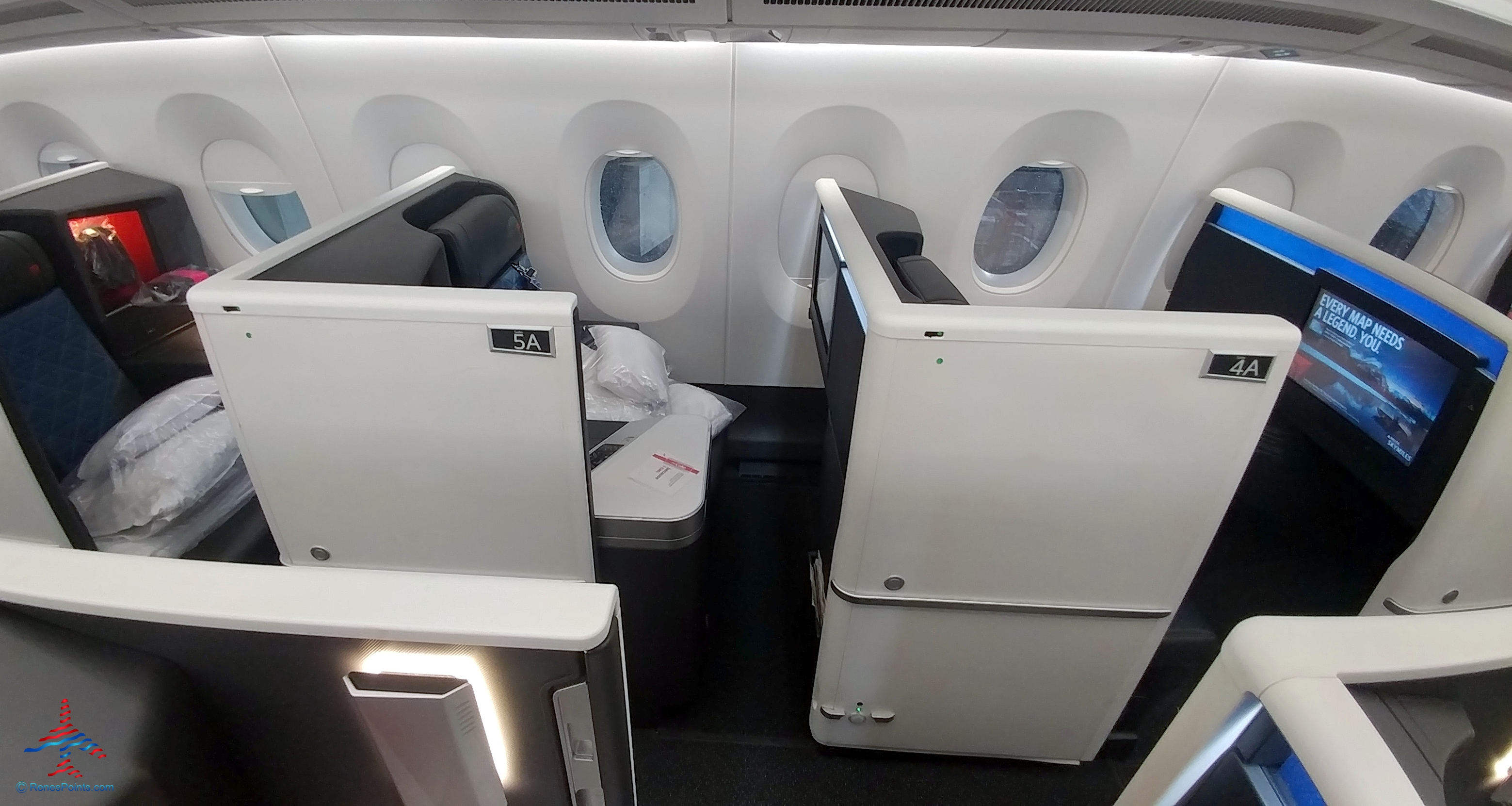 Delta One Suite Detroit to Amsterdam Seat Review RenesPoints