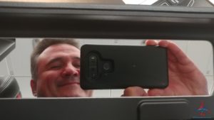 a man taking a selfie