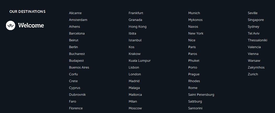 Review: “Welcome Pickups”. A cheap way to prepay & schedule taxi pickups from airports, hotels, cruise ships and more.