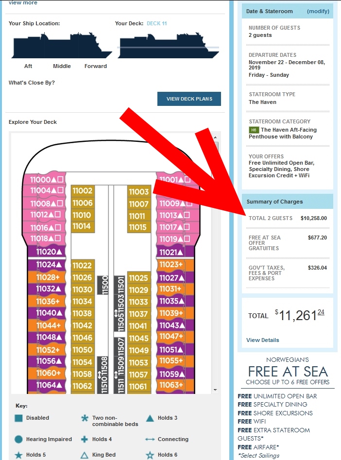 cheapest price for a haven suite ncl epic 2019 - Eye of the Flyer