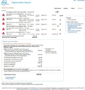 a screenshot of a flight ticket