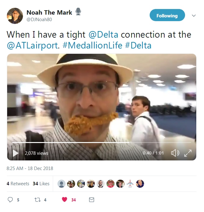 AVgeek fun Delta / Atlanta Travel Video of the Year awards goes to Noah Mark!