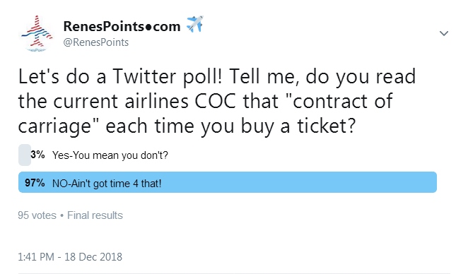 Rookie Wednesday: Do you ever read Delta’s COC i.e. Contract of Carriage? (You really should once in a while you know!)