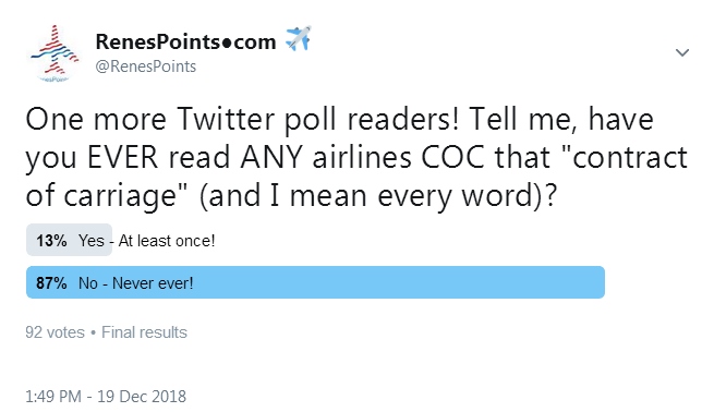 Rookie Wednesday: Do you ever read Delta’s COC i.e. Contract of Carriage? (You really should once in a while you know!)
