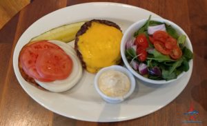 a plate of food on a table