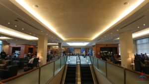 a escalator in a building