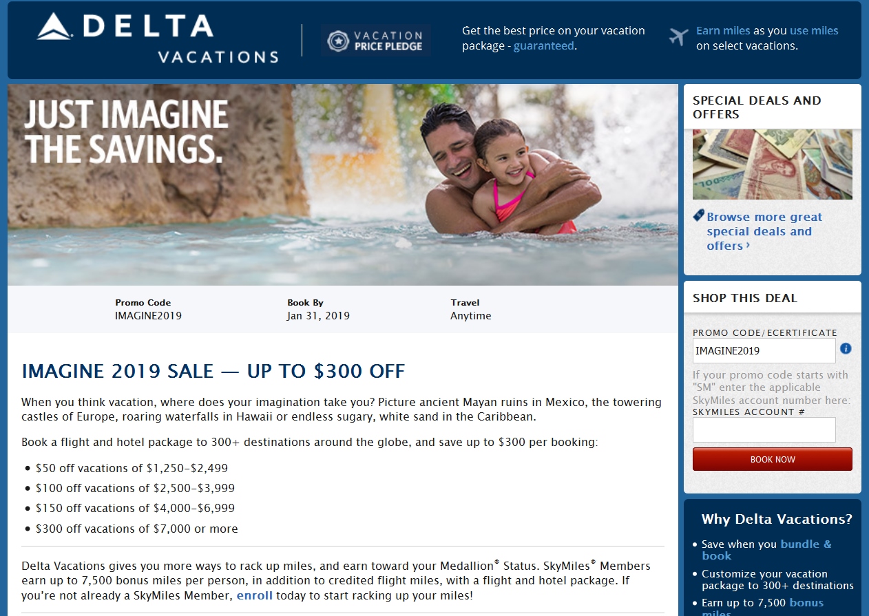 Delta Vacations Promotions 2025