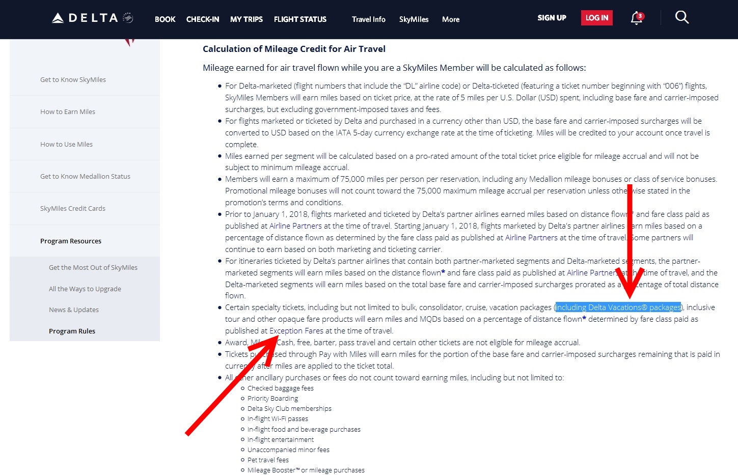 Do Delta Vacations Tickets (and packages) Still Earn Full Points (SkyMiles, MQMs & MQDs)? Well, mostly…