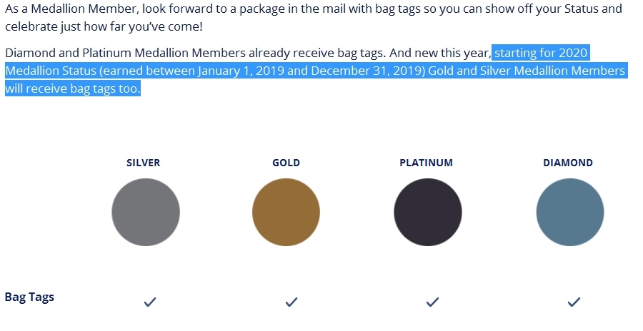 “Made in China” new plastic Delta Million Miler #BragTag are… Meh. But, Metal Diamond Tags on the way back plus ALL elites (again) get #BragTags in 2020!