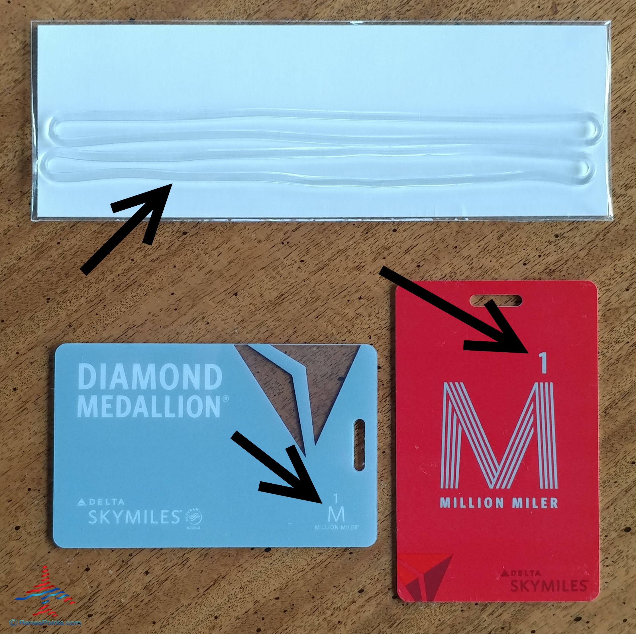 “Made in China” new plastic Delta Million Miler #BragTag are… Meh. But, Metal Diamond Tags on the way back plus ALL elites (again) get #BragTags in 2020!