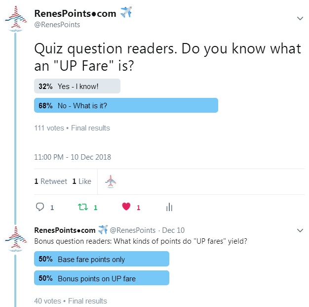 Rookie Wednesday: What is an “Up Fare or Y-Up”? What Points do Skyteam Partner Y-Up fares earn when you Credit them to Delta? What if I am missing Delta SkyMiles or MQMs or MQDs?