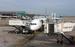 an airplane at an airport